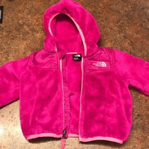 Baby girls north face Denali jacket